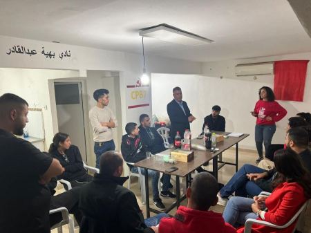 الجبهة الطلابية في جامعة بئر السبع تعقد اجتماعها الافتتاحي للسنة الدراسية